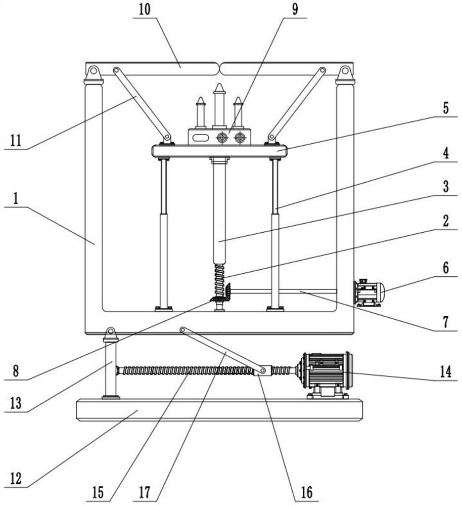 Telescopic structure and signal receiving device for Internet of Things