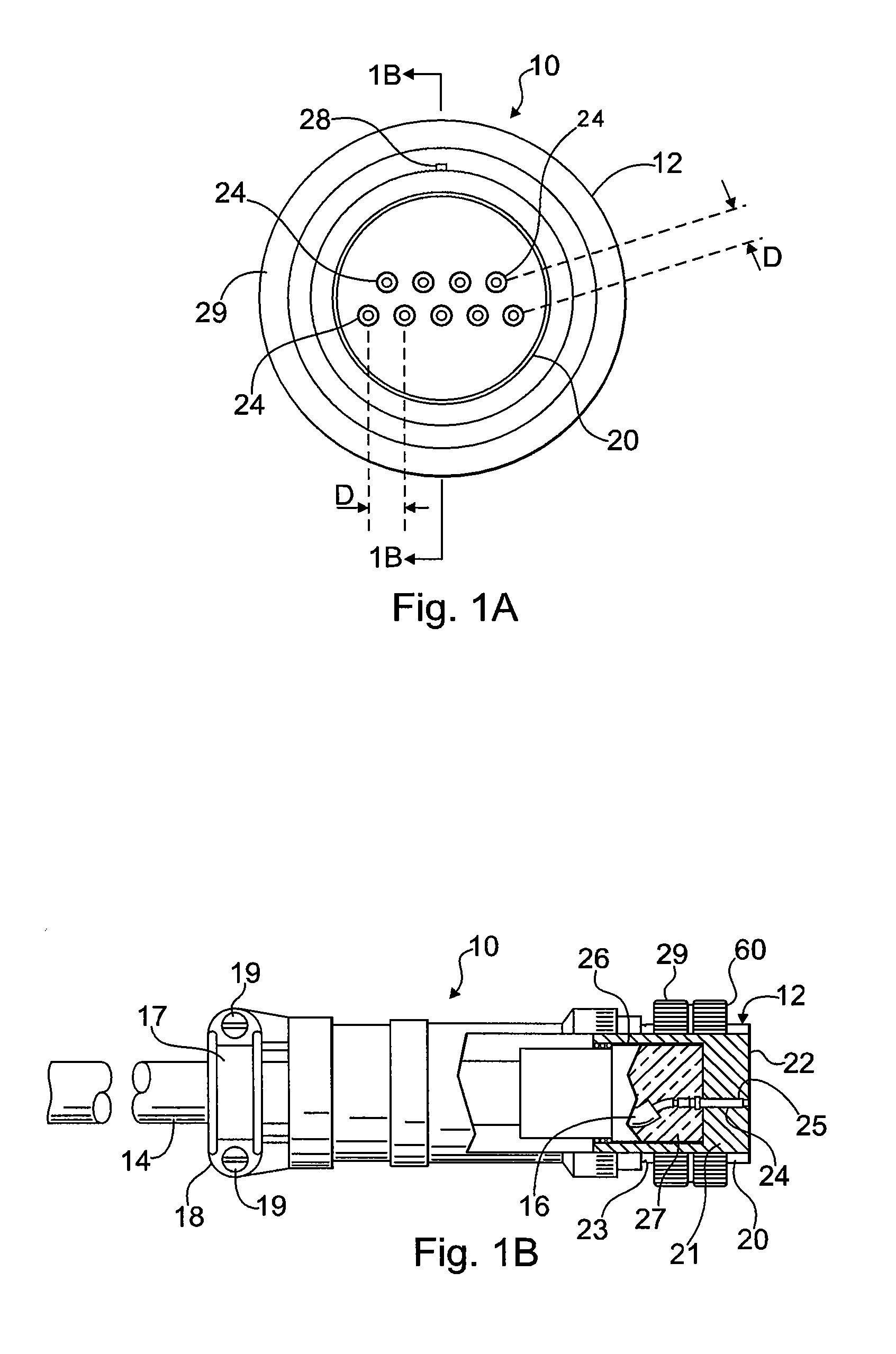 Waterproof gigabit ethernet connector