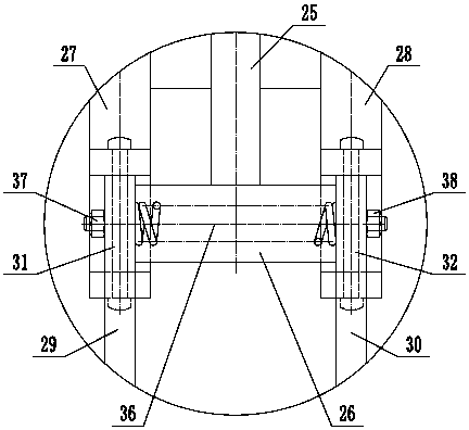 Inner clamping type double-finger conveying device