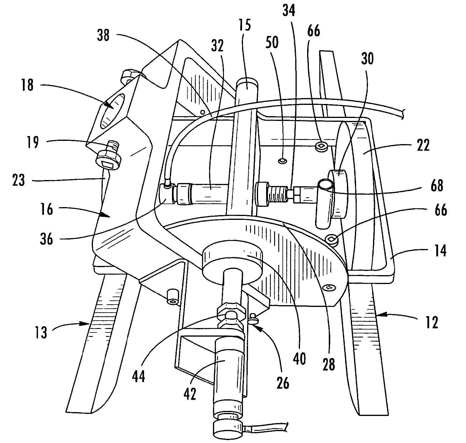 Multiple-frequency ultrasonic test probe, inspection system, and inspection method