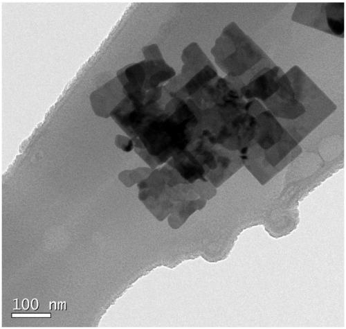 Iron porphyrin-flaky bismuth tungstate two-dimensional composite material and preparation method thereof