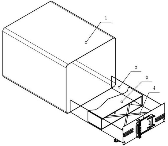 Garbage compressor push head with self-decompression function