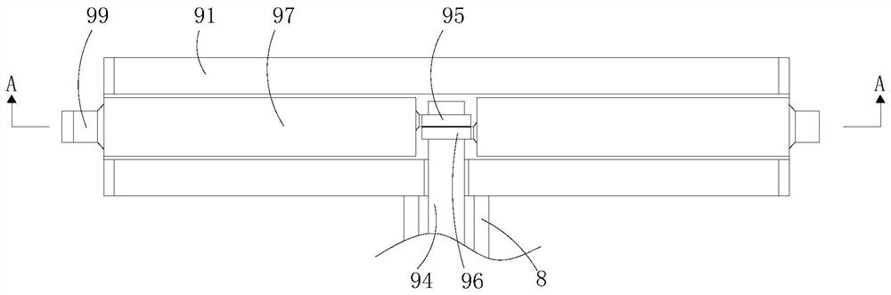 An explosion-proof floor drain used in civil air defense projects