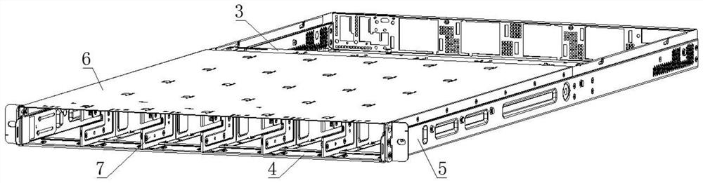 A server power supply foolproof structure