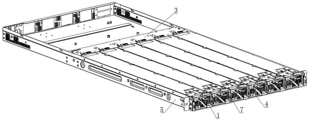 A server power supply foolproof structure