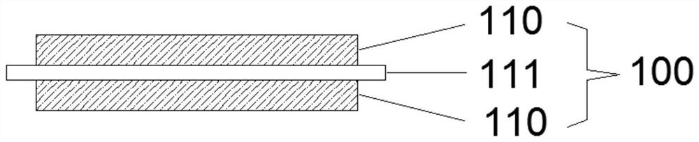 A laminated secondary battery based on cross-stacking and its preparation method