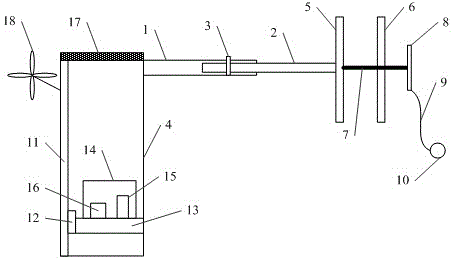 Support device based on BeiDou satellites and applied to water level pre-warning system monitoring station