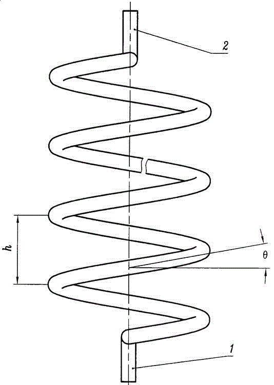 Spiral heat exchange pipe