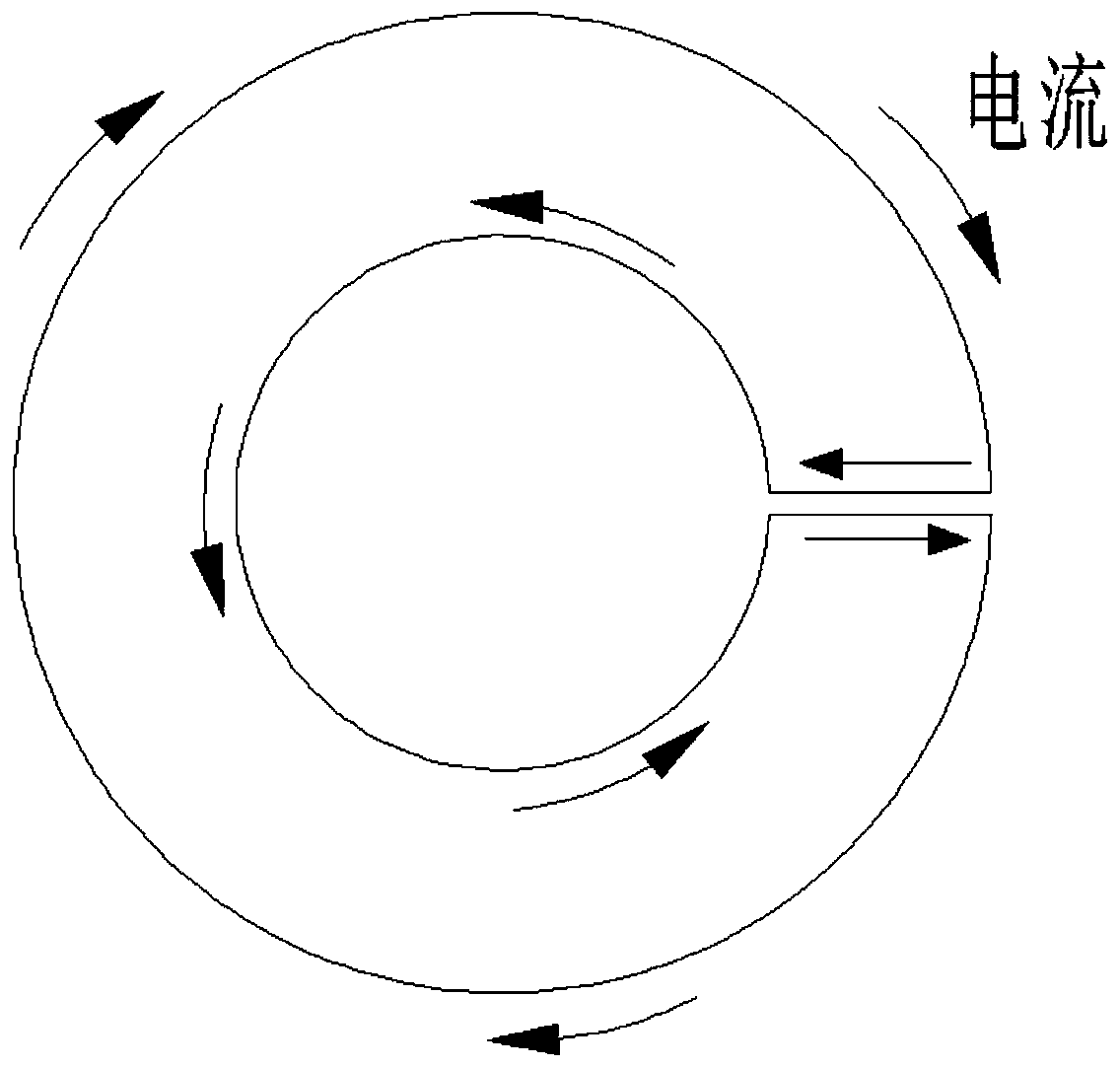 Magnetic collecting device for improving uniformity of deformation of pipe fitting and electromagnetic forming device of magnetic collecting device