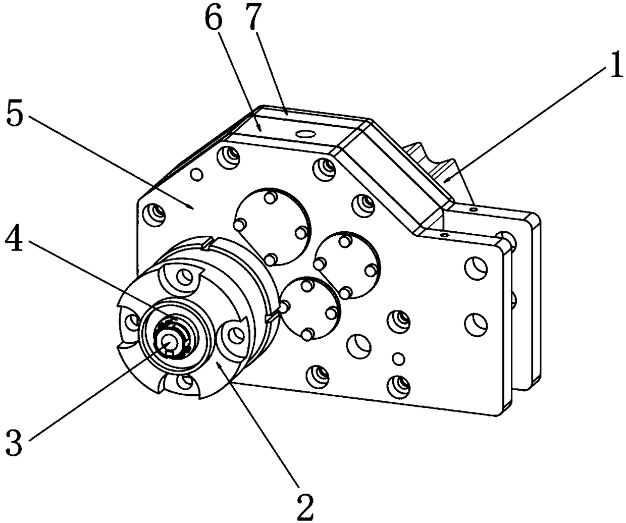 Automobile speed reducer capable of achieving efficient lubrication and work method of automobile speed reducer