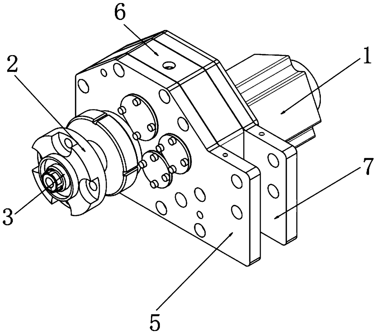 Automobile speed reducer capable of achieving efficient lubrication and work method of automobile speed reducer