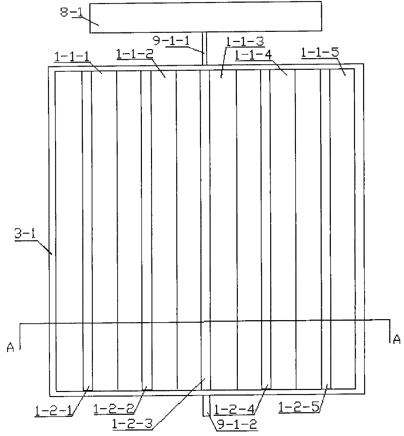 Double parabolic cylinder reflection collimated-light focusing solar water heater