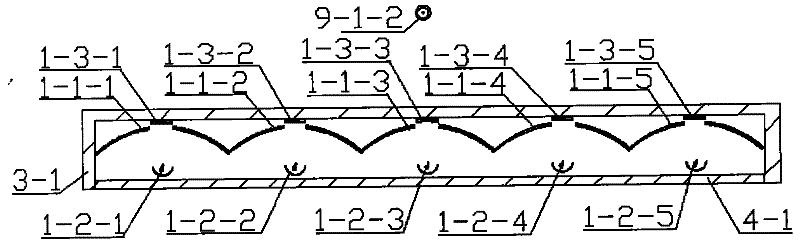 Double parabolic cylinder reflection collimated-light focusing solar water heater