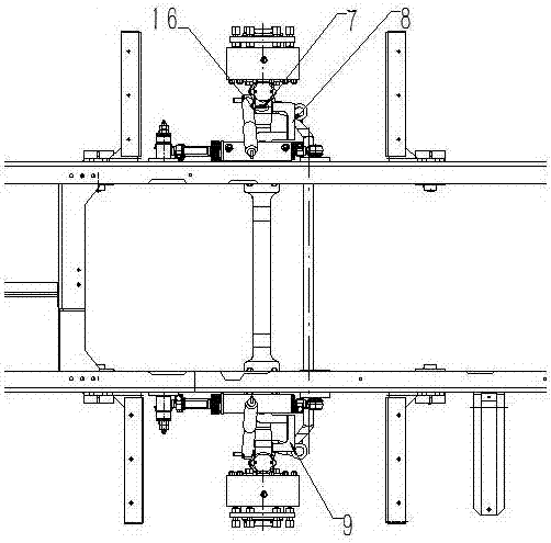 Double-driving system of concrete mixer carrier vehicle