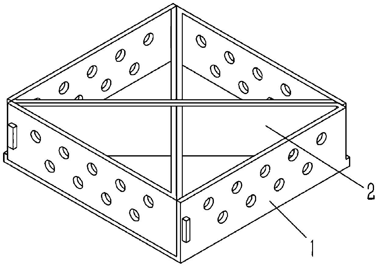 Paper packing box for poult