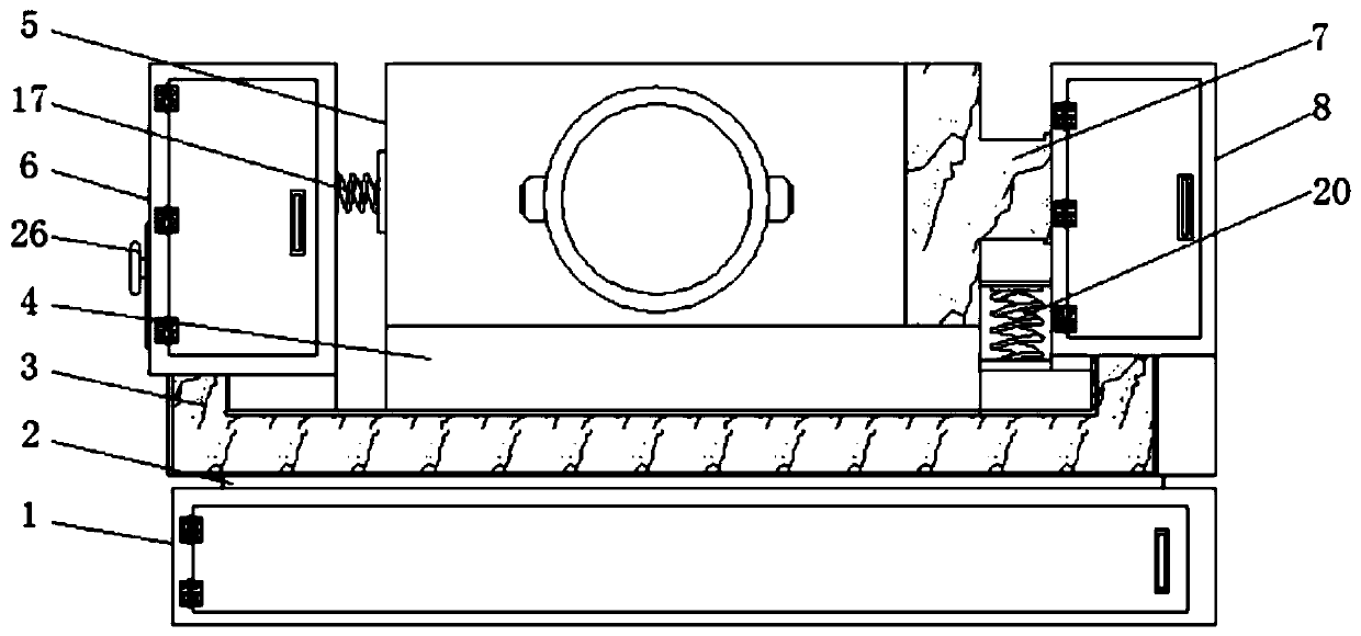 Installation mechanism of camera for unmanned aerial vehicle