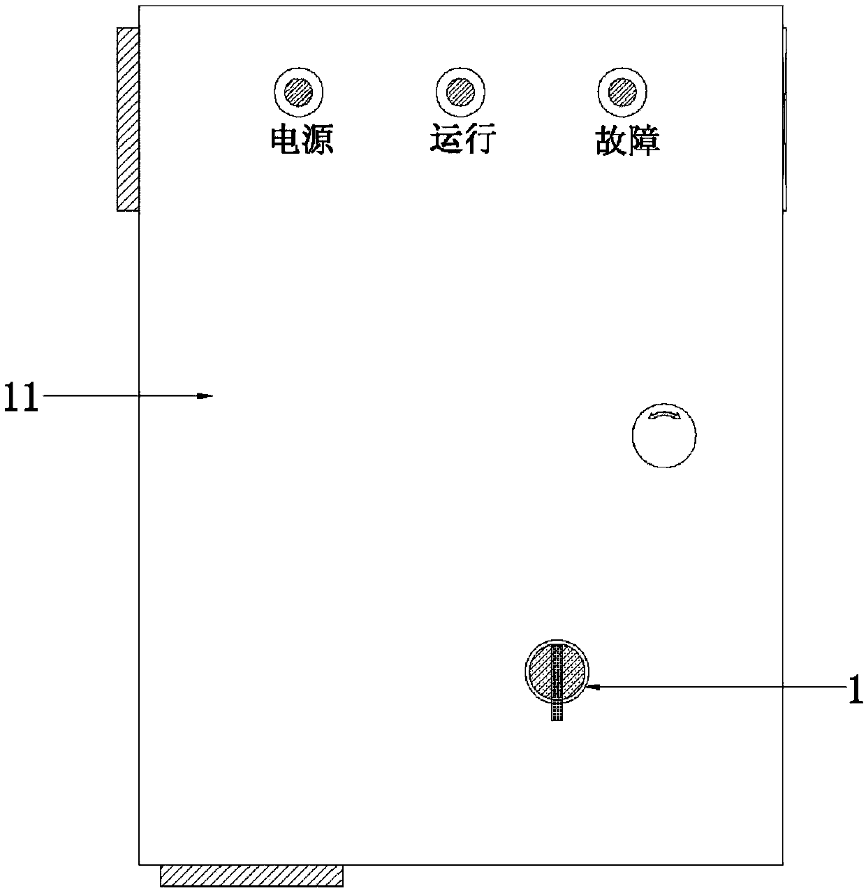 Intelligent fan electronic control box