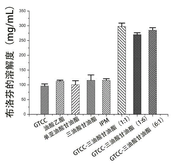 Ibuprofen microemulsion drug delivery system