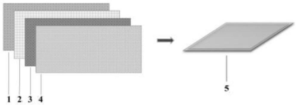 Modified glucan nano-microsphere composite dressing and preparation method thereof