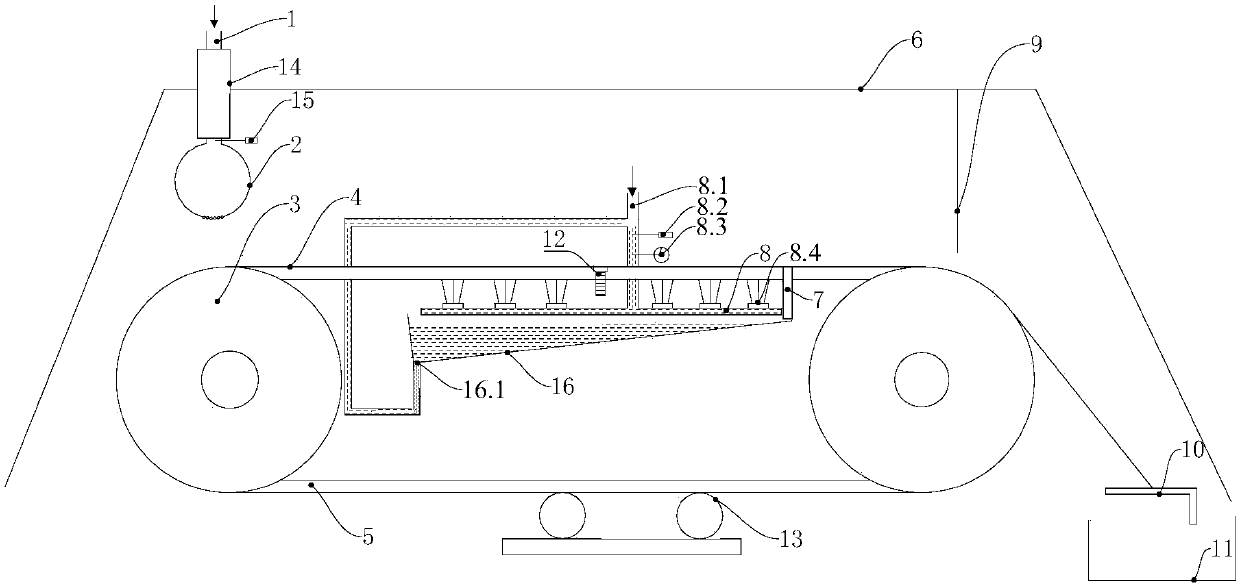 Continuous crystallization device and method for trichlorfon technical