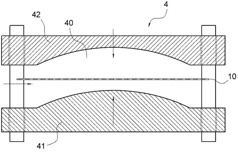 Structure of curved capacitive touch control panel