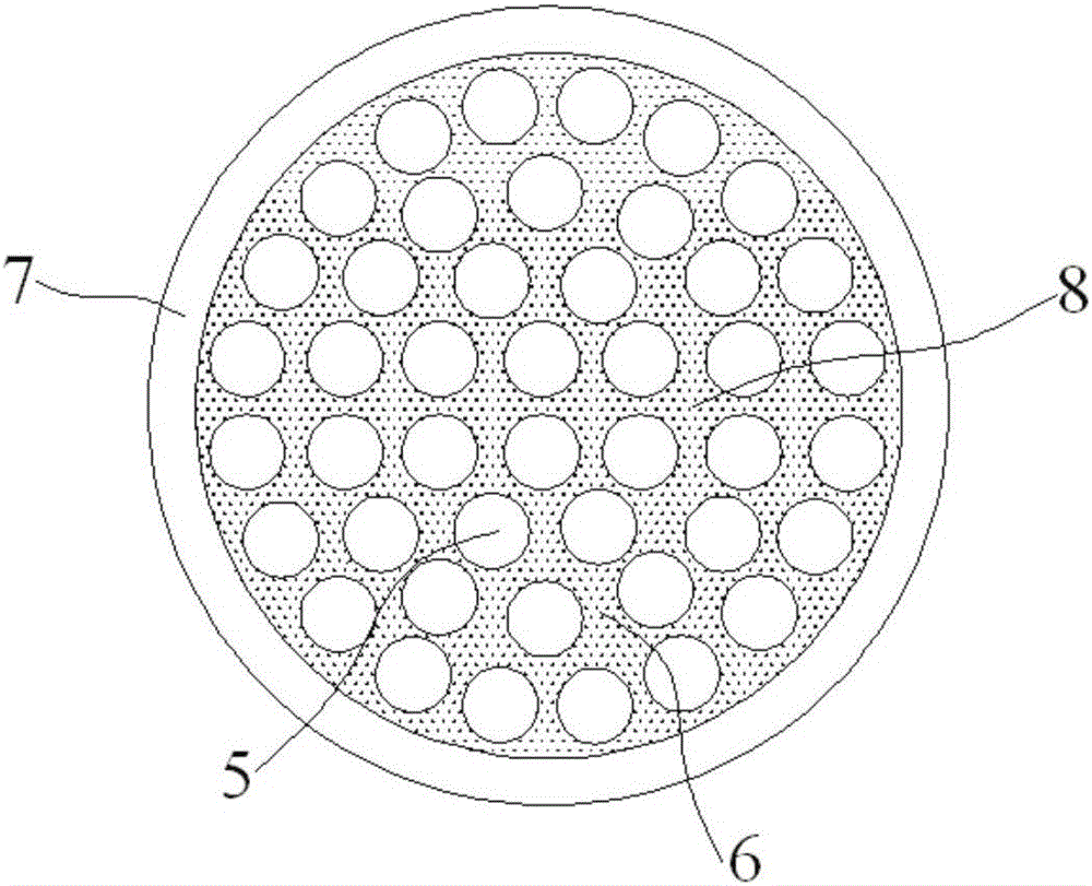 Aluminum alloy twisted wire used for ultra-high voltage transmission line