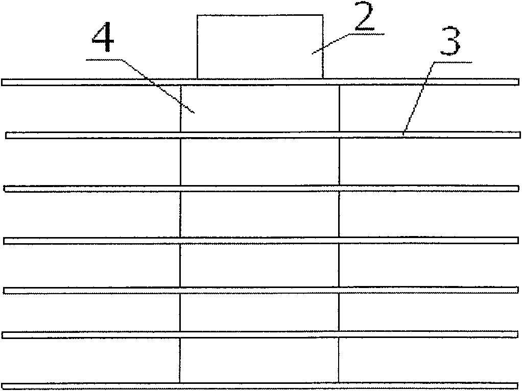 High power light-emitting diode illuminating source heat radiating device