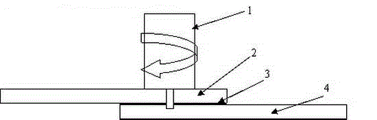 Friction stir welding-braze welding composite welding method for dissimilar metal bonding structure