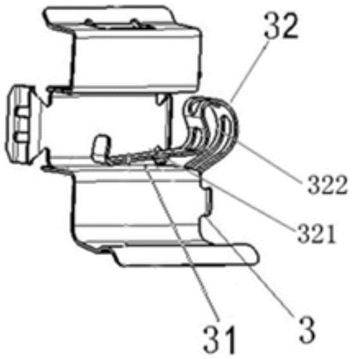 Brake caliper leaf spring and brake caliper assembly