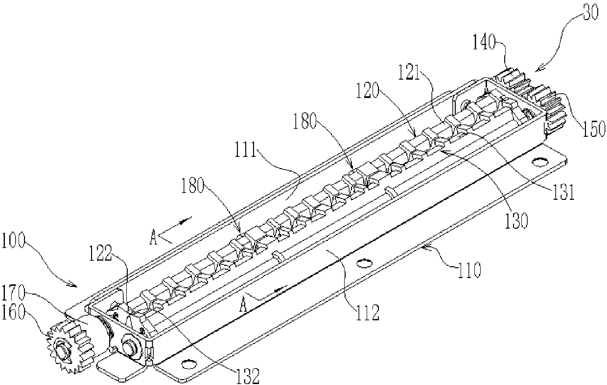 Slice medium conveying device and cash recycling processing device