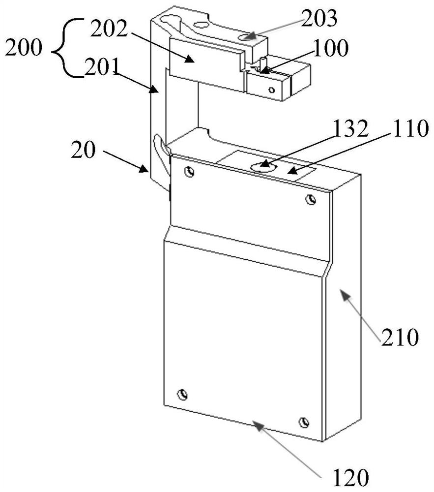 Mask plate barcode scanning device, plate library, transmission system, and scanning method