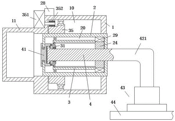 Surface machining device for boards