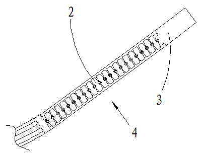 Sleeve pipe for inserting-direction-adjustable flexible pipe laryngoscope