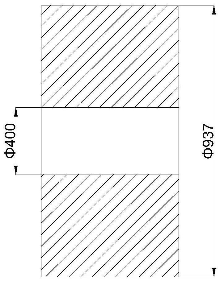 Forging method for 1Mn18Cr18N nonmagnetic retaining ring of turbo-generator