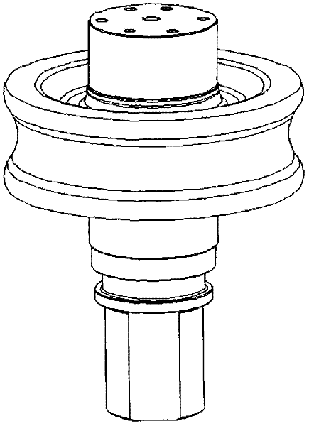 Nodular cast iron roller of hot rolled seamless steel tube tandem mill and preparation method thereof