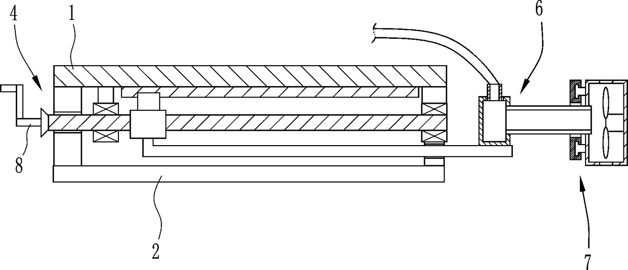 Maintenance spraying trolley for reinforced concrete drainage pipe