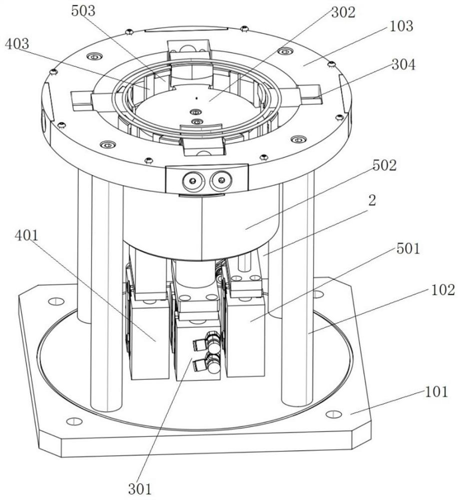 Large-diameter sealing ring assembling device and method