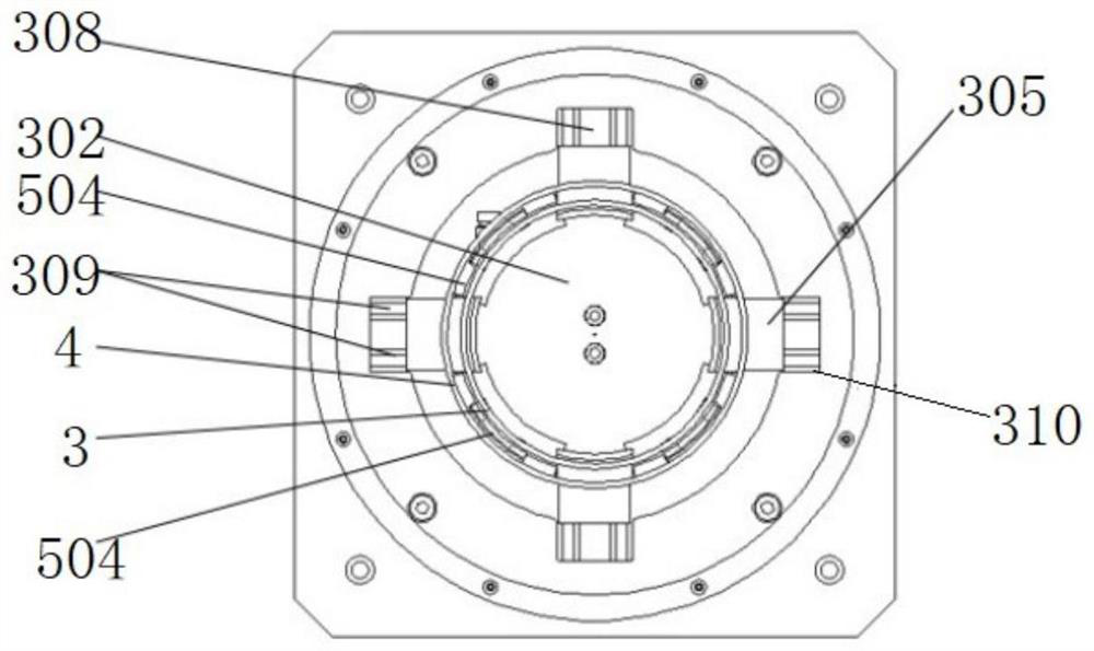 Large-diameter sealing ring assembling device and method