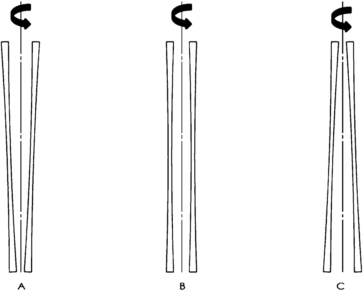 Laser scanning cutting optical system based on four rotary optical wedges