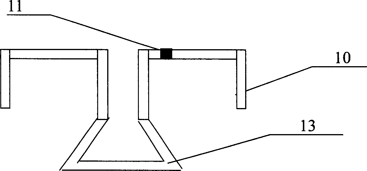 Four-polarization six-sector array omnidirectional antenna