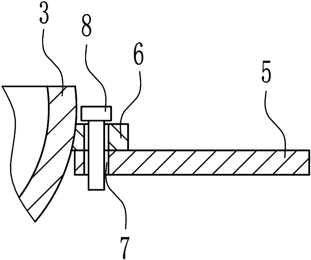 Medical granular tablet crushing device