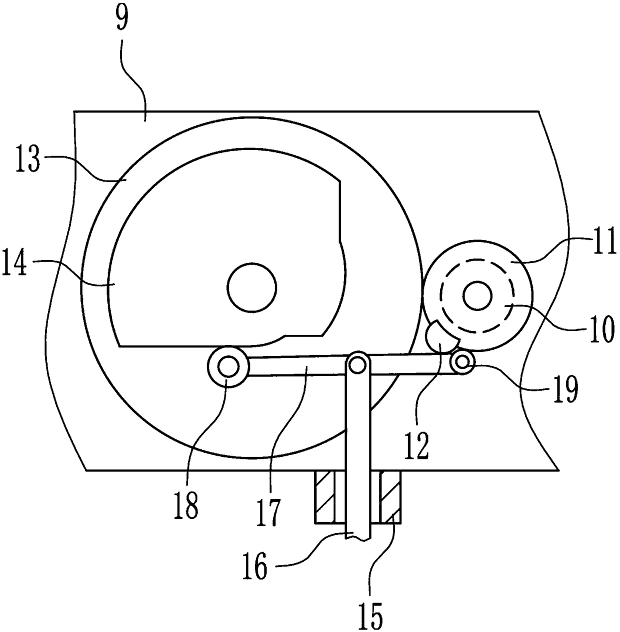 Medical granular tablet crushing device