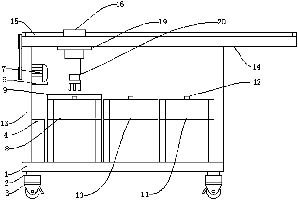 Conveying device for sensor production