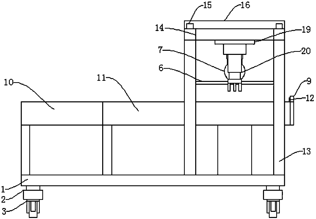 Conveying device for sensor production