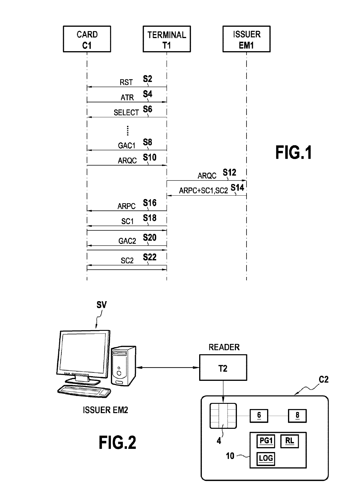 Method for securing an electronic device, and corresponding electronic device