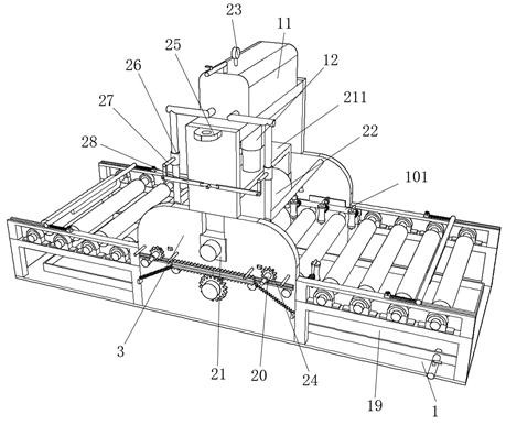 A metal plate rolling and cooling integrated equipment