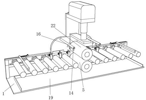 A metal plate rolling and cooling integrated equipment