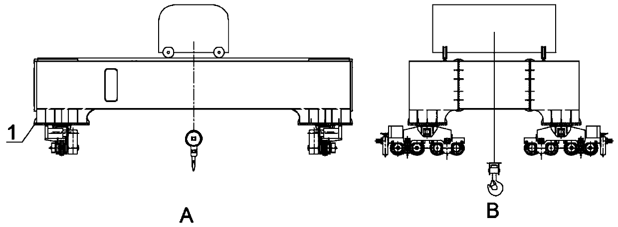 Implementation method for detaching TBM in tunnel