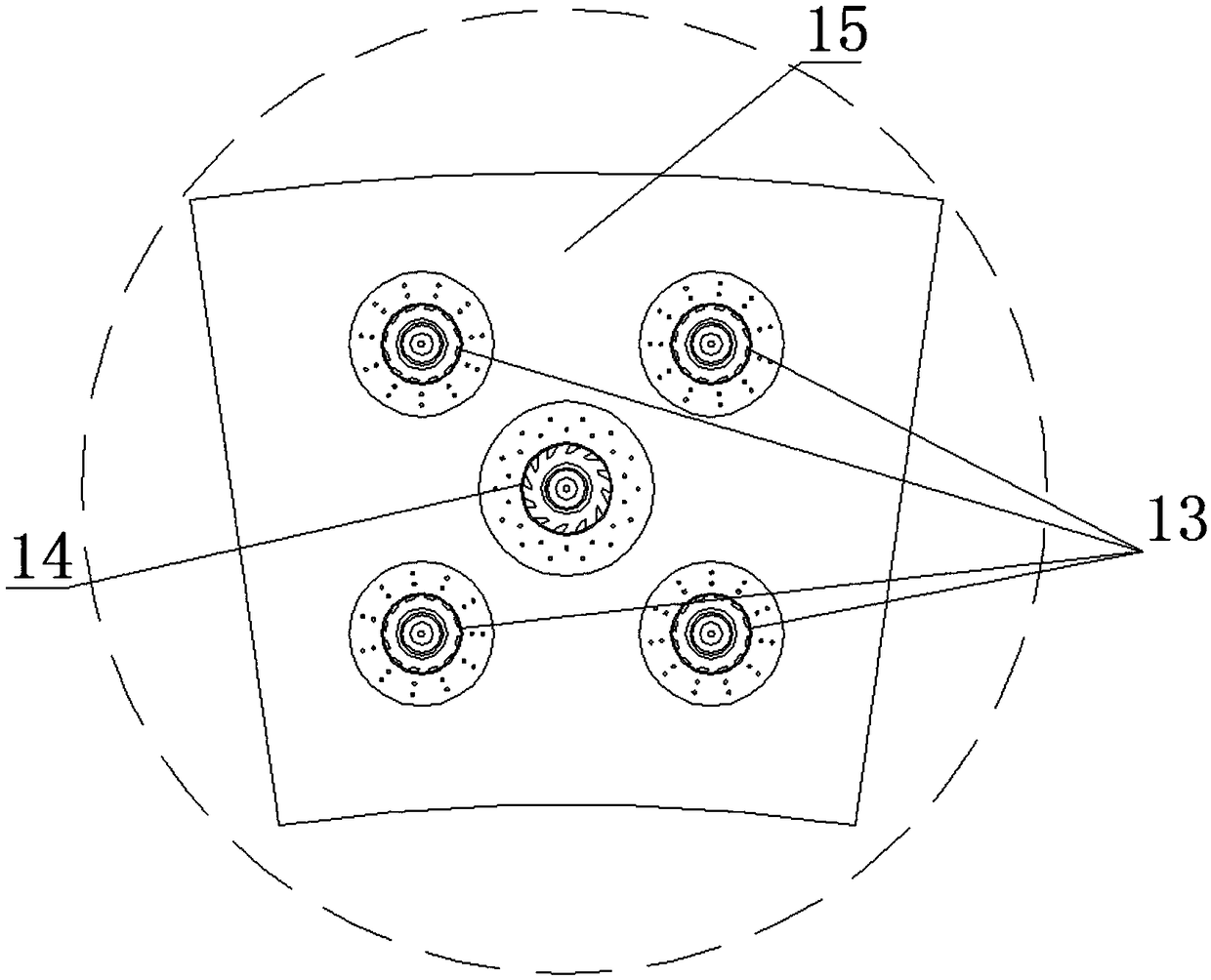 Multipoint unit direct jetting staged combustion chamber