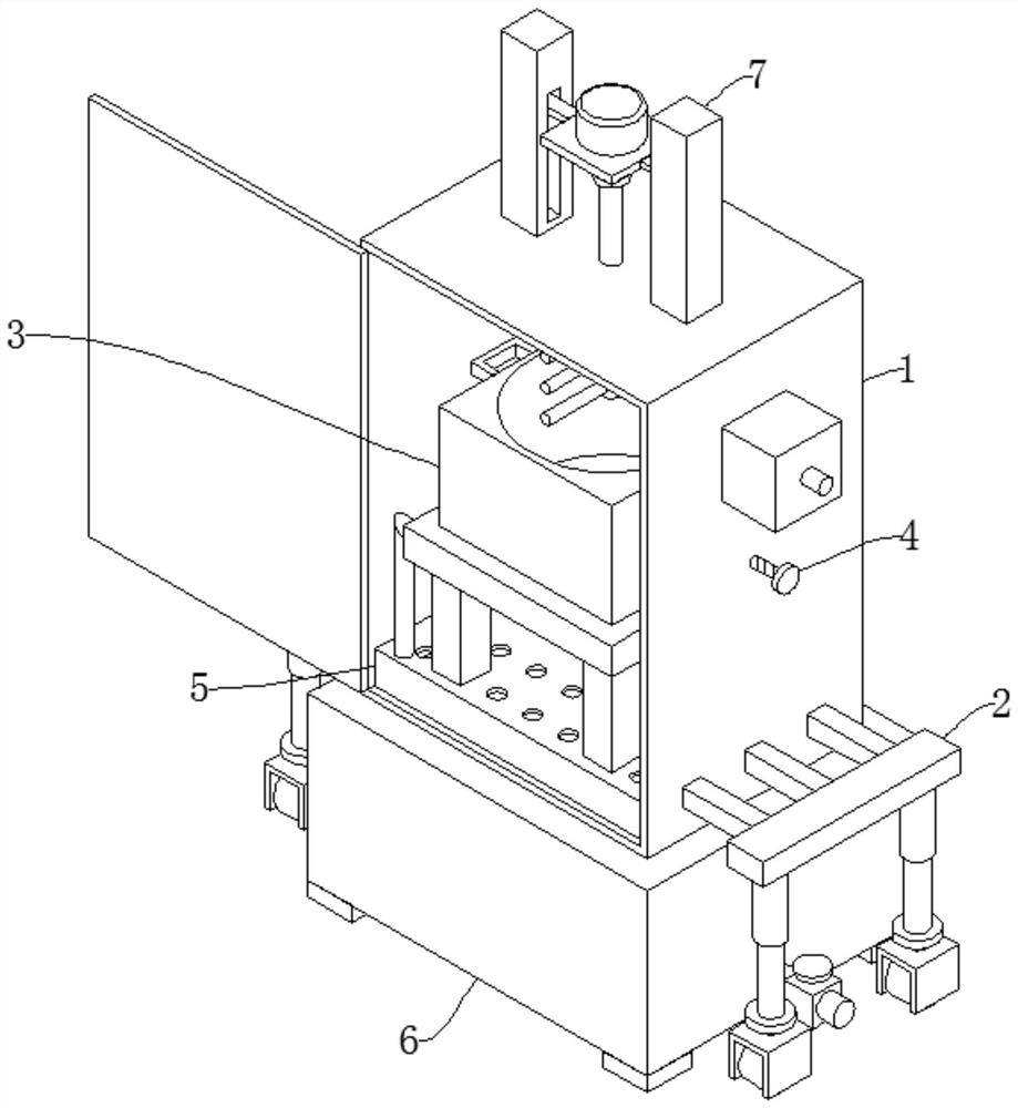 Freeze-drying device for aminated graphene production